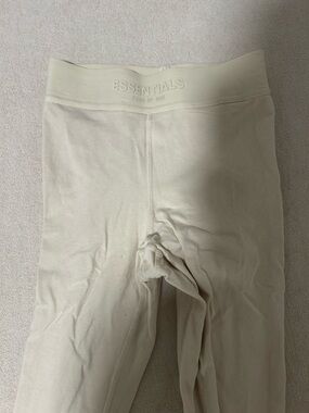 Essentials Kids Cream-Colored Leggings